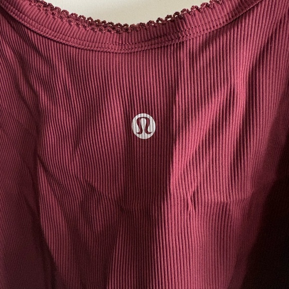 lulu nulu ribbed crop tank top heart - Picture 6 of 8